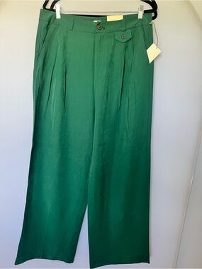 a new day Emerald Green High-Rise Wide Leg Pants